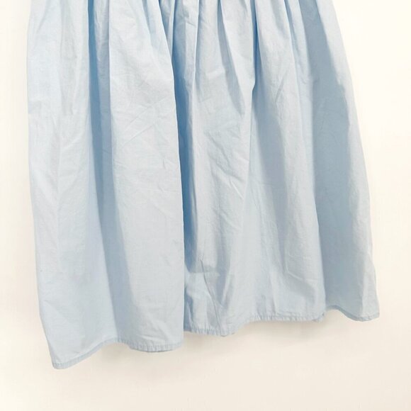 Aritzia Sunday Best Hadley Puff Sleeve Smocked Babydoll Dress Blue Women's M - Picture 4 of 9